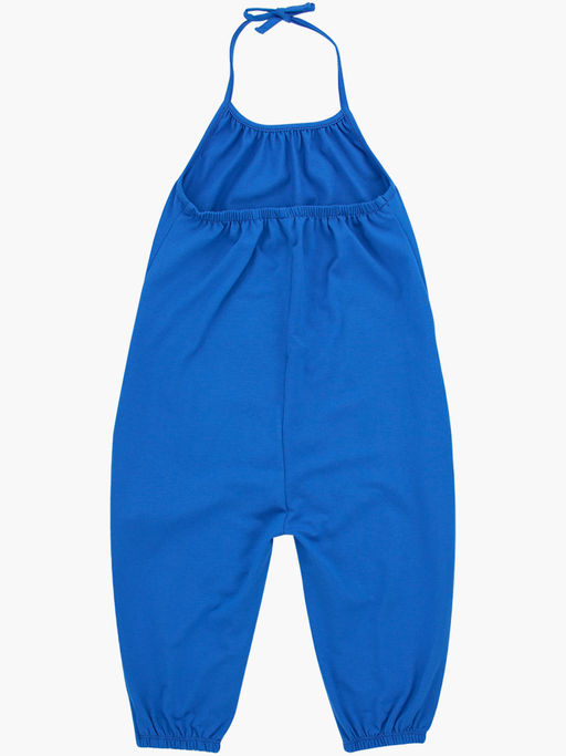 Комбинезон трикотажный с открытой спинкой UD 7579 василек - Mini maxi фото 7