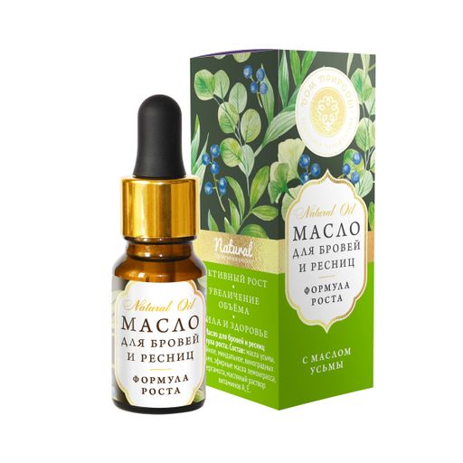 Масло для бровей и ресниц с маслом усьмы Формула роста - Мануфактура дом природы фото 2