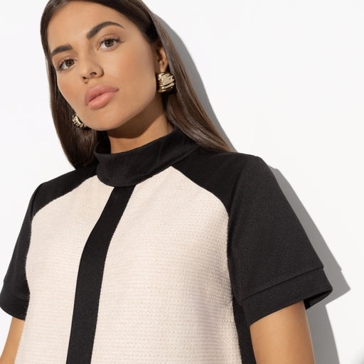 Водолазка комбинированная Фирменное приветствие (new) - Charutti фото 3