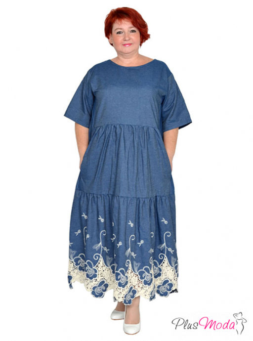 Платье Модель №1489 размеры 44-84 - Plusmoda фото 7