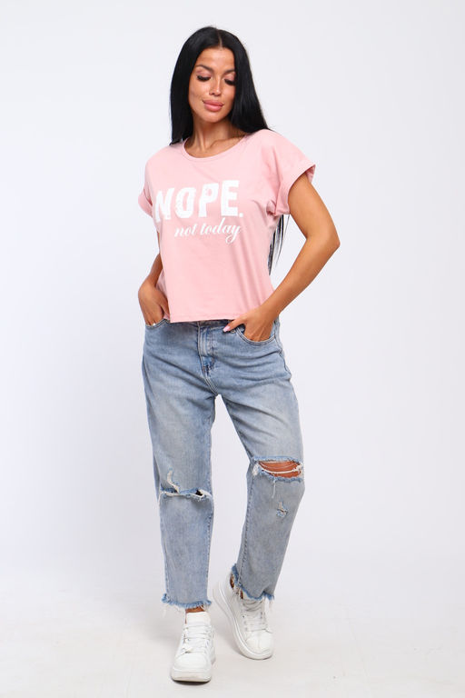 Футболка с надписью Nope, not today, Арт. 804