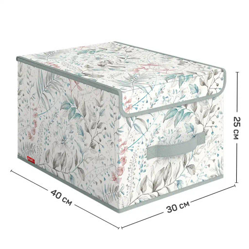 Короб стеллажный с крышкой, большой, 30*40*25 см Valiant  фото 11