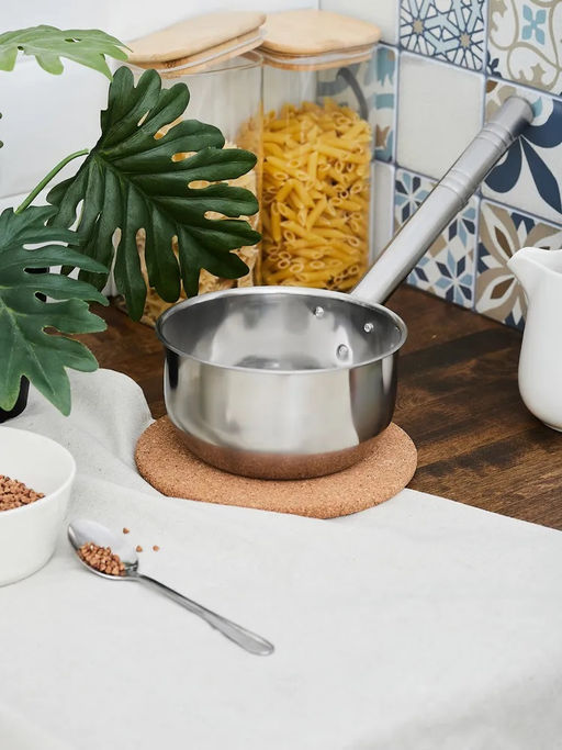 Ковш нерж. 16 см С ДЛИННОЙ РУЧКОЙ, арт. AST-002-ДК-16