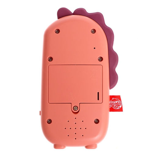 Музыкальный телефон детский ZABIAKA «Маленький дракончик», звуковые эффекты, фиолетовый