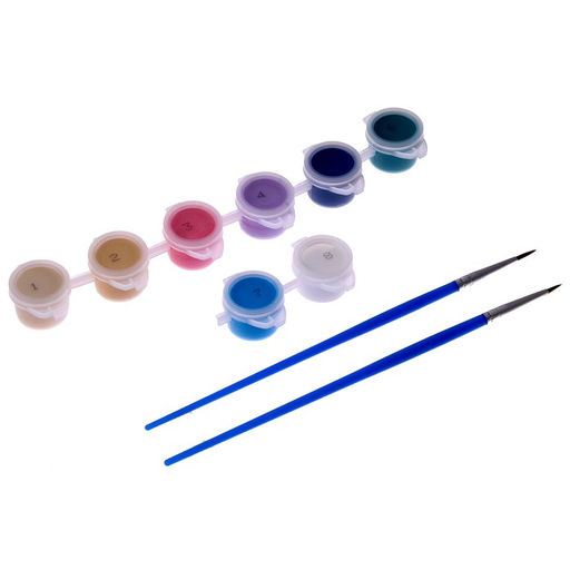 Картина по номерам Белый мишка, 15х15 см - Школа талантов фото 4