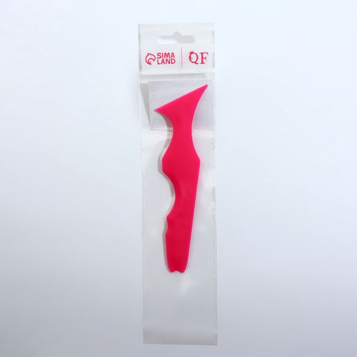 Цена за 2 шт. Трафарет для нанесения макияжа, 15×4.5×0.7 см, цвет розовый