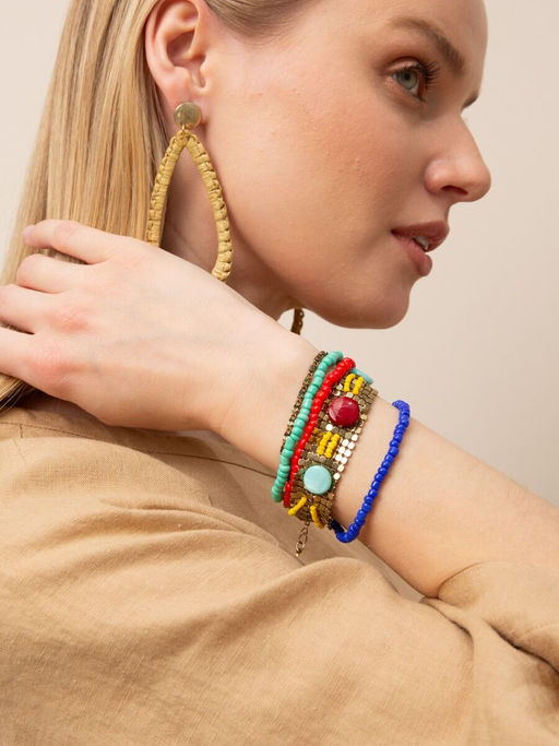 Серьги пусеты из целлюлозы и металла - Модные истории фото 5