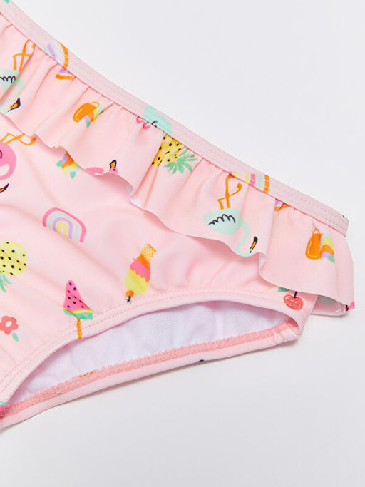 Beli Lastikli Bask?l? K?z Bebek Bikini Alt - Waikiki фото 3