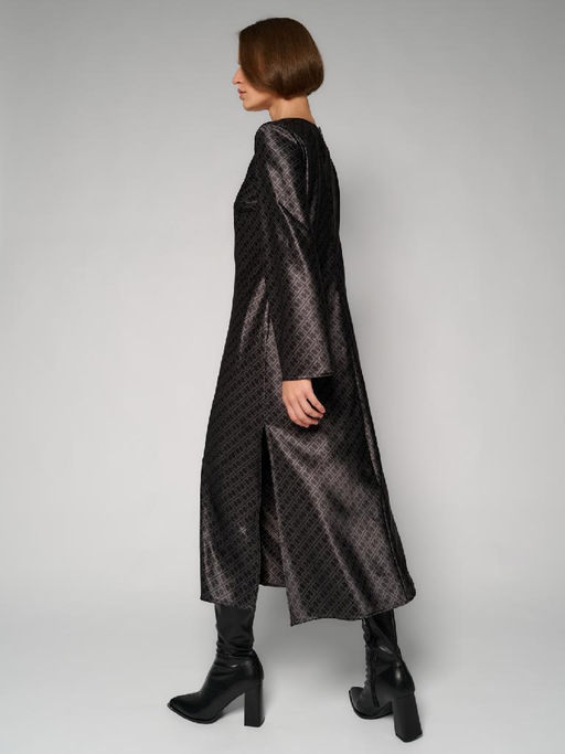 Платье женское 12411-35144 grey-black - Eleganzza фото 3