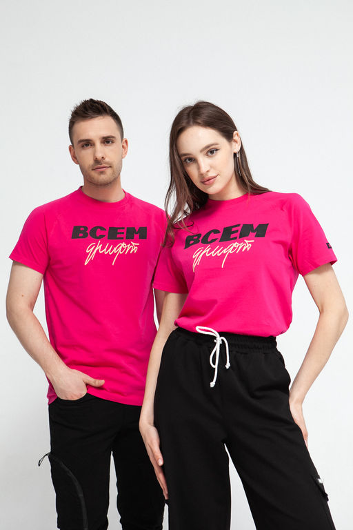 Футболка ЗАПОРОЖЕЦ x RDS Всем Дрифт РДС МАГЕНТА  фото 5