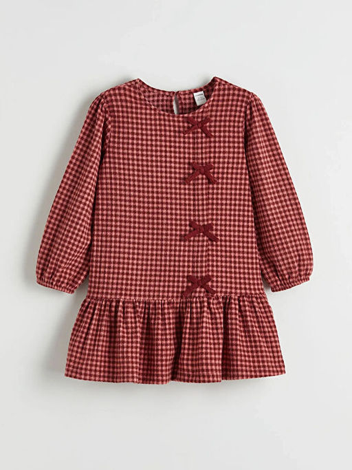 Fiyonk Detayl? K?z ?ocuk Elbise