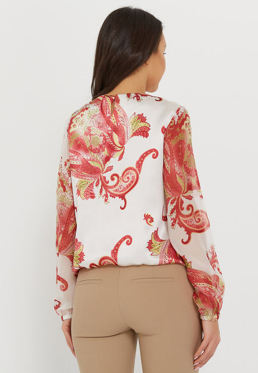 Блузка женская дл. рук. KATHARINA KROSS KK-B-005А-белый фото 3