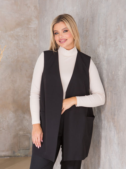 Жилет 1367 черный - Novita фото 5