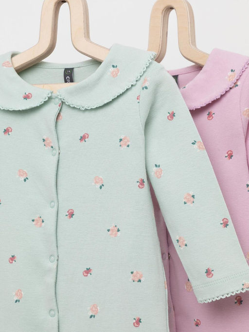 К 6538-2уп/мини розочки набор комбинезон (слип) яс