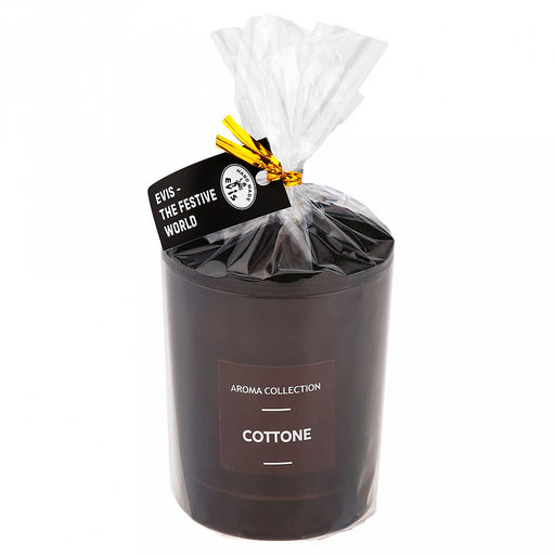 Свеча Incense д7см, h9см, ароматическая Cotton, в стеклянном стакане, время горения 32 часа (Россия) - Домашняя мода фото 5