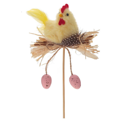 Изделие декоративное (вставка) Курица, L10 W6 H31 см, 3в. - Remeco фото 3