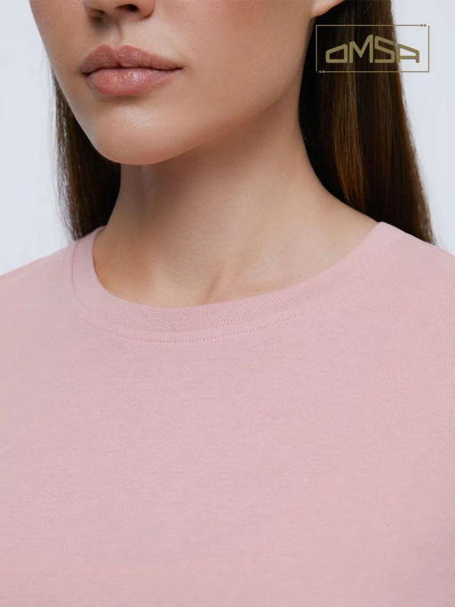 OmT_D1301 Фуфайка (футболка) OVERSIZE, COTTON - pesca - Omsa фото 7