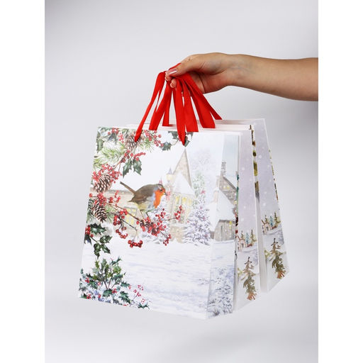 Набор пакетов «Новый год», 3 шт, 26 × 30 × 9 см