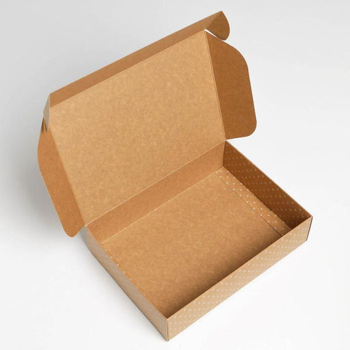 Коробка подарочная складная крафтовая, упаковка, «Эко», 21 х 15 х 5 см