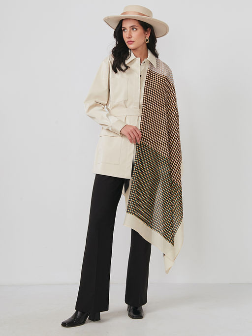 Большой, мягкий, тонкий и очень нежный двусторонний палантин - Tantino фото 2