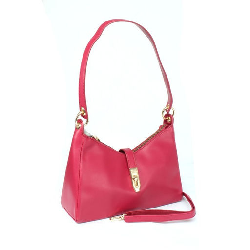 Сумка женская искусственная кожа DJ-СМ 6731-ROSE RED, 1отд, плечевой ремень, фуксия SALE 257775