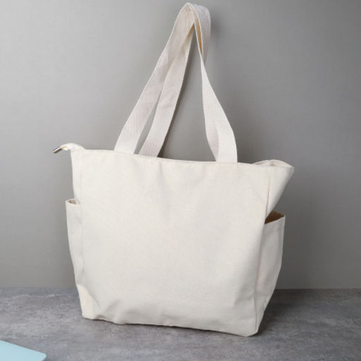 Сумка дамская шоппер 26х31х38х12 белый / MIR - 05 /уп 20/ - Галеонтрейд фото 3