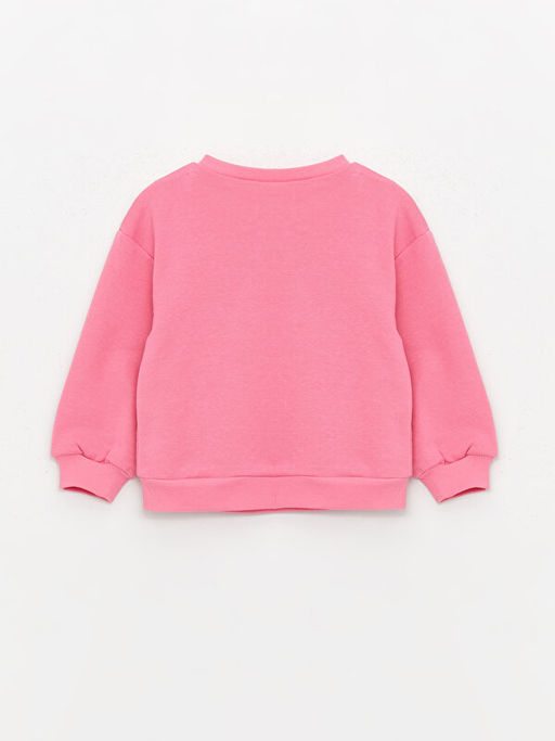 Bisiklet Yaka Uzun Kollu Bask?l? K?z Bebek Sweatshirt 2li - Waikiki фото 3