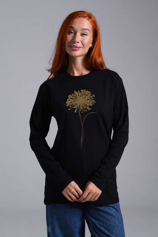 8519/1 Футболка с длинным рукавом женская