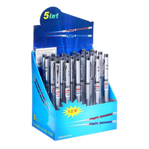 Цена за 24 шт. Ручка-лазер Указка, с фонариком, магнит - Simaland фото 6