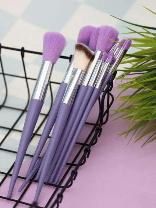 Набор кистей для макияжа "Magic 13", 13 кистей, purple