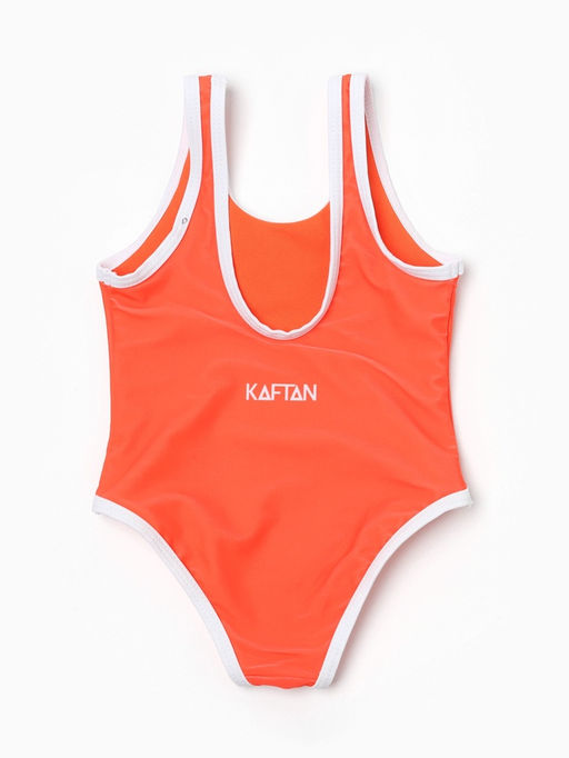 Купальник для девочки слитный KAFTAN: Summer, оранжевый, размер 34 (122-128 см)