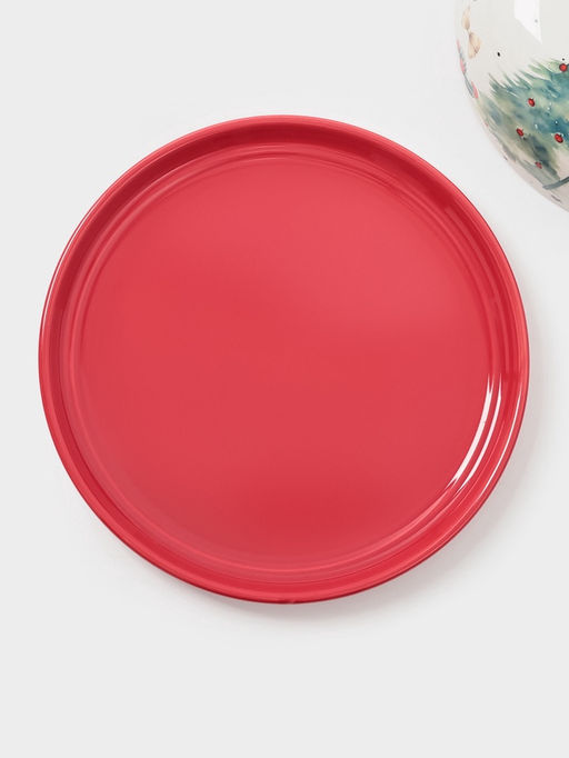 Блинница новогодняя Доляна «Волшебный праздник», 23.5×9.7 см, доломит, белая