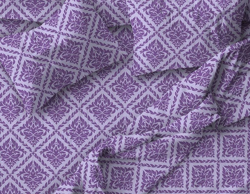 Наволочка 60*60 см, бязь Комфорт (Ритм, сиреневый) - Ивановотекстиль фото 2