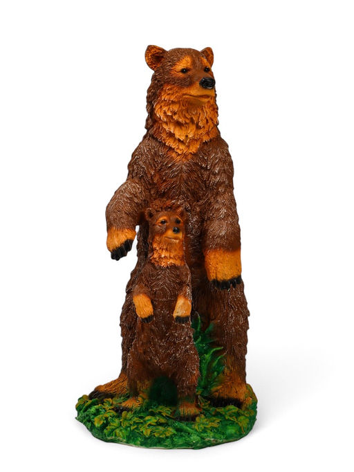 Садовая фигура из полистоуна «Медведи», 58×25×26 см