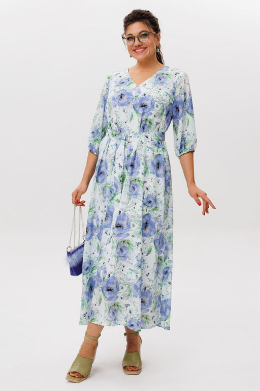 Платье ANELLI 1605 льняное утро  фото 8