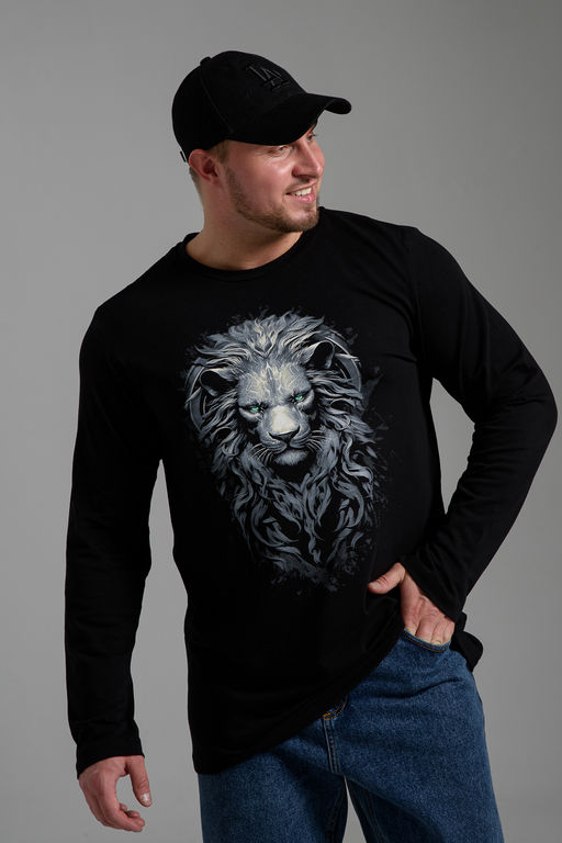 8546 Футболка с длинным рукавом мужская