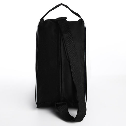 Сумка спортивная для коньков, 40×32×20 см, чёрная