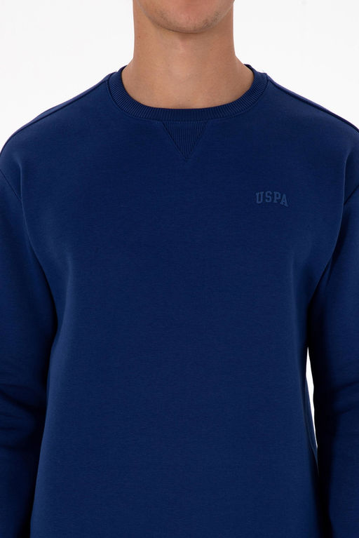 Erkek _ndigo Basic Sweatshirt Sepette S_rpriz _ndirim - U.s. polo assn фото 6