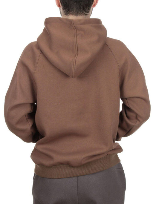 E21 DK. BROWN Худи мужское (90% хлопок, 10% полиэстер)
