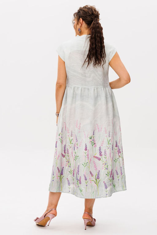 Платье ANELLI 1424.1 лавандовый аромат  фото 4