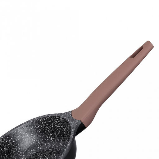 Сковорода с антипригарным покрытием Eleganto д22см, h2,3см, s1,8мм, дно s5мм, литой алюминий, многослойное антипригарное покрытию Pfluon, бакелитовая ручка с покрытием soft-touch, Regent (Китай) Подходит для всех видов плит, включая индукционну - Домашняя мода фото 4