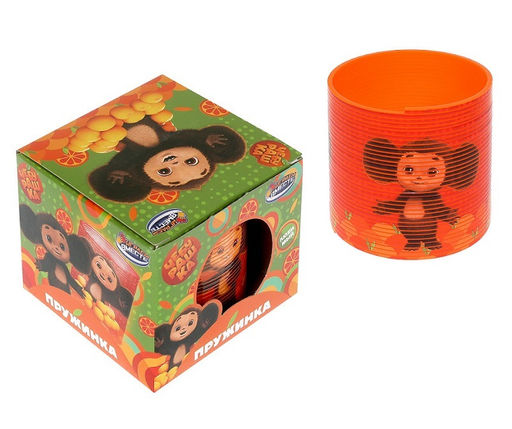 Играем вместе. Игра пружинка "Чебурашка" кор.8*7*8см арт.2108Z053-R24
