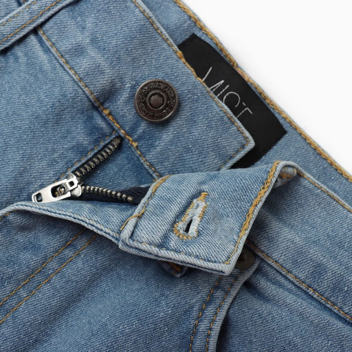Джинсы женские мом MIST: Denim, размер (30) 46-48, голубые