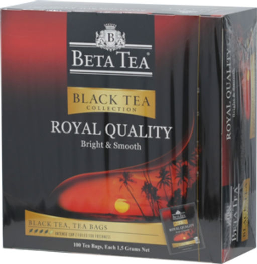 BETA TEA. Royal Quality 200 гр. карт.пачка, 100 пак.
