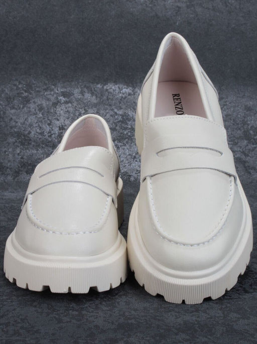 03-PDD178-2 LIGHT BEIGE Лоферы женские (натуральная кожа)