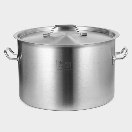 Кастрюля Hanna Knövell, 35 л, d=40 см, h=26 см, толщина стенки 1 мм, с крышкой, нержавеющая сталь, хромированная