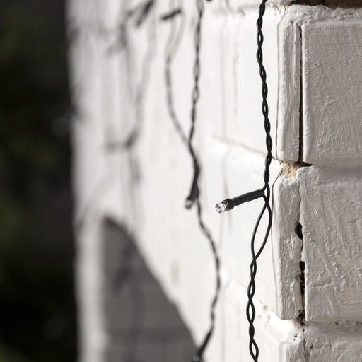 Гирлянда Бахрома 1.8?0.5 м, IP20, тёмная нить, 48 LED, свечение мульти, 8 режимов, 220 В - Luazon lighting фото 7