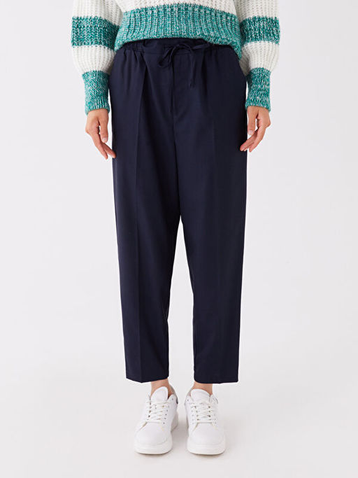 Beli Lastikli Havu? Kesim Kad?n Pantolon