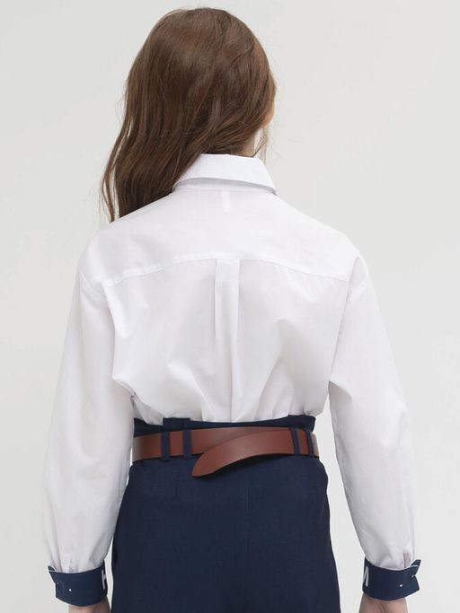 PELICAN, блузка для девочек, Белый  фото 9