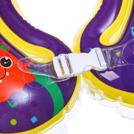 Круг детский на шею, для купания, Монстрики, с погремушками, двухкамерный - Крошка я фото 2